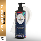Wildly Pure Hydrate Conditioner for dry & frizzy hair with Shea Butter & Aloe Vera Leaf Juice (300 ml)