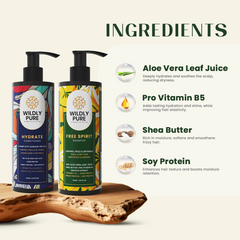 Dry and Frizzy Hair Combo Shampoo and Conditioner with Vitamin E and Tocopherols (150 X 2)