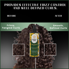 Wildly Pure Free Spirit Curly Shampoo for Dry & Frizzy Hair rich in Pro Vitamin B5 (150 ml)