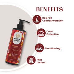 Wildly Pure Evolve Hair Fall Control shampoo with Plant Derived Keratin & Hibiscus Extract (150 ml)