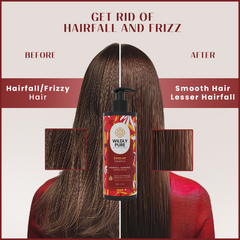 Wildly Pure Evolve Hair Fall Control shampoo with Plant Derived Keratin & Hibiscus Extract (300 ml)