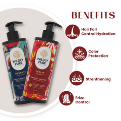 Evolve & Hydrate - Hairfall Control -For Dry Damaged Hair - Shampoo and Conditioner Combo (300ml x2)