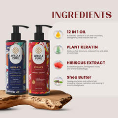 Hairfall Control SHAMPOO & CONDITIONER Combo for Dry Damaged Hair (150 X 2)